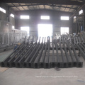 Galvanizing and powder coating street lighting steel pole with customized height